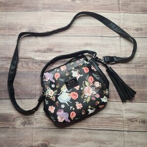 Loungefly Disney Alice in Wonderland Rare Floral Print Bag Purse